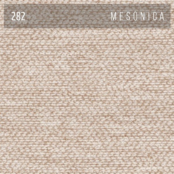 Кремаво двойно тапицирано легло с включена подматрачна рамка 140x200 cm Alano – MESONICA-image-3