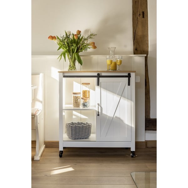 Маса за сервиране на колела 40x80 cm Country House - Wenko-image-1