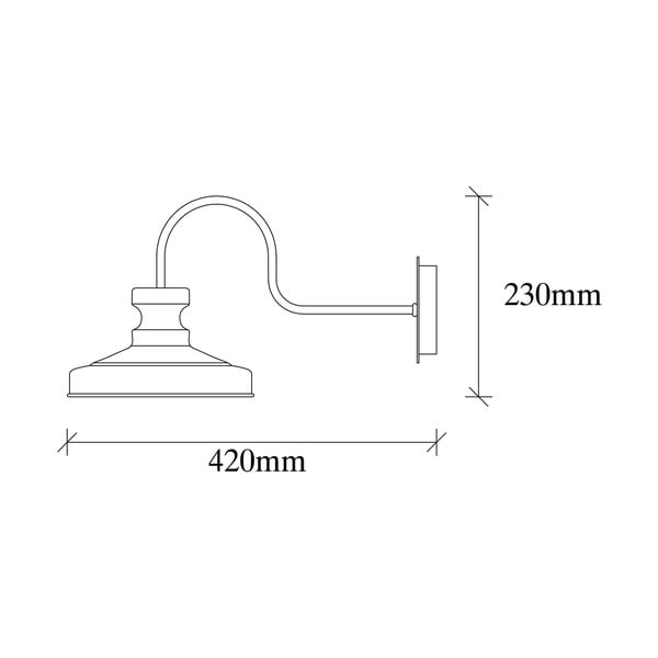 Стенна лампа  в златист цвят ø 22 cm Kiruna – Opviq lights-image-4