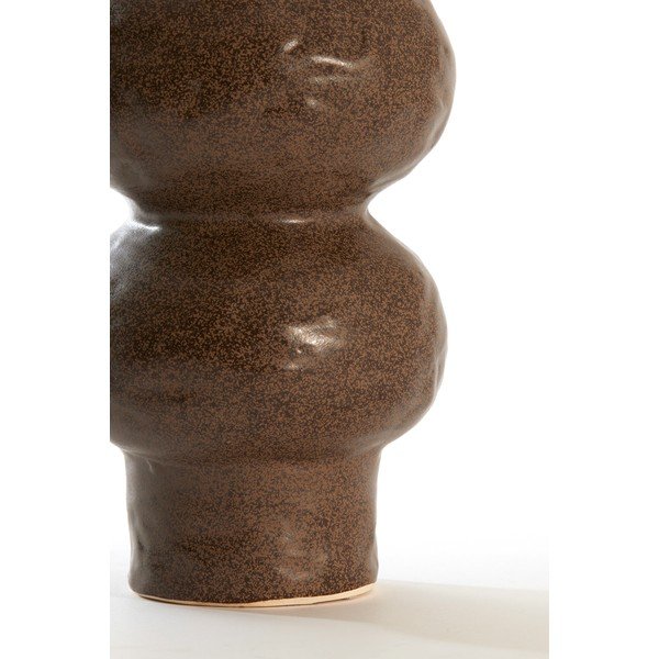 Кафява керамична ваза (височина 33,5 cm) Rogano – Light & Living-image-3