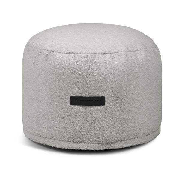 Светлосив пуф от букле Mini – SLOWDOWN