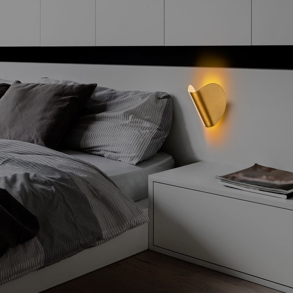 LED стенна лампа в златист цвят Heybe – Opviq lights-image-4