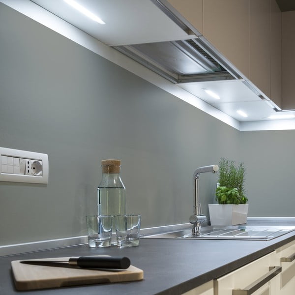 Стикер за стена 200x60 cm Light Grey - Ambiance-image-2