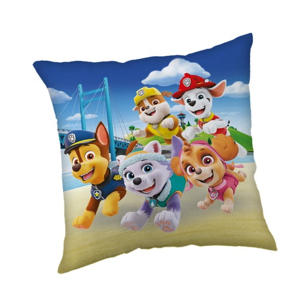 Детска възглавница 40x40 cm Paw Patrol "Bridge" – Jerry Fabrics