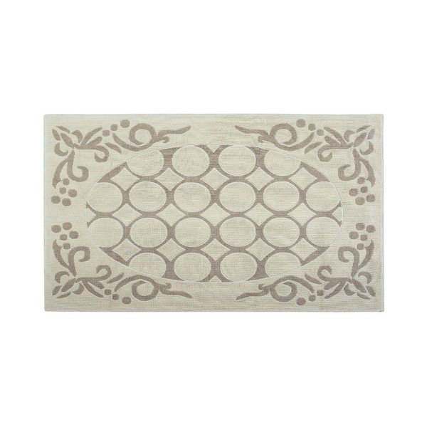 Bavlněný koberec Mirao 80x300 cm, krémový