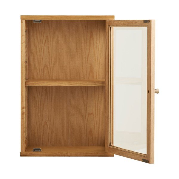 Висяща витрина в естествен цвят 40x60x20 cm Zamora – House Nordic-image-3