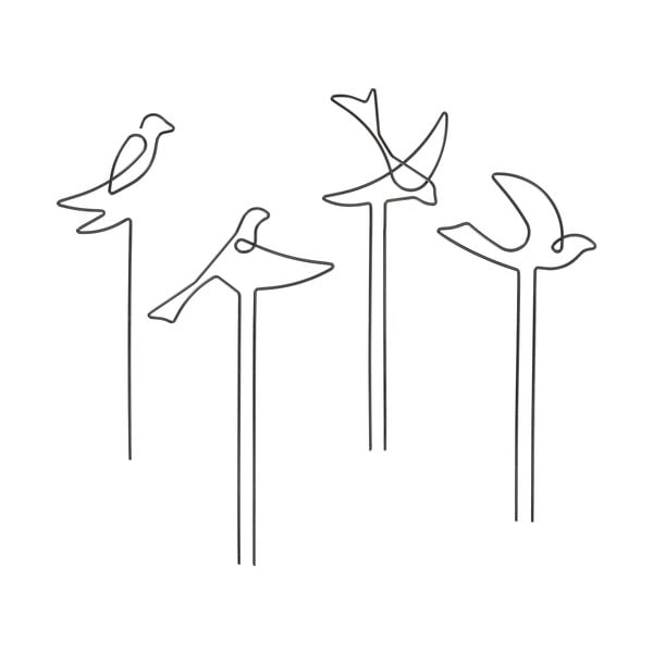 Метален цветарник 4 бр. Bird – Esschert Design