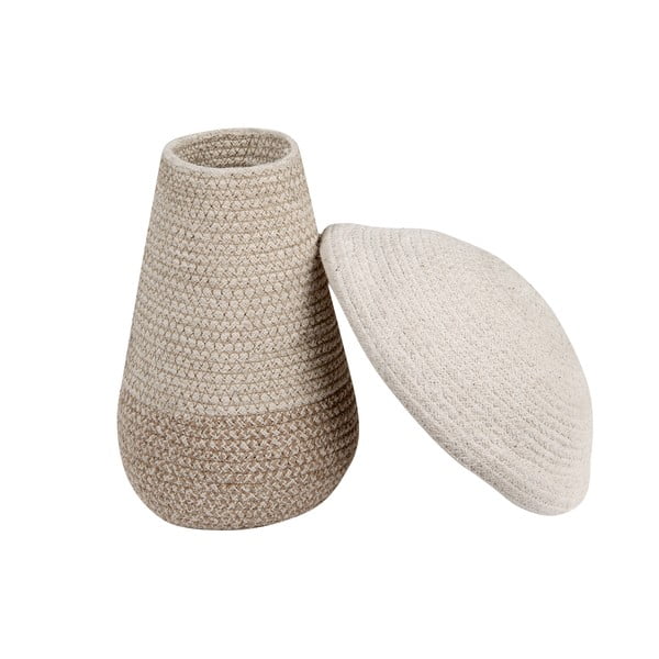 Бежова текстилна детска кошница за играчки ø 23x27 cm Mushroom – Lorena Canals-image-4