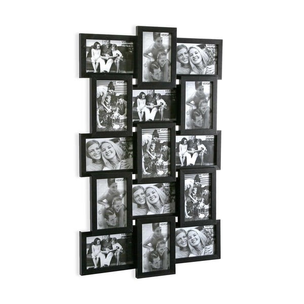Черна рамка за стена за 15 снимки , подходяща за снимки 10 x 15 - Versa