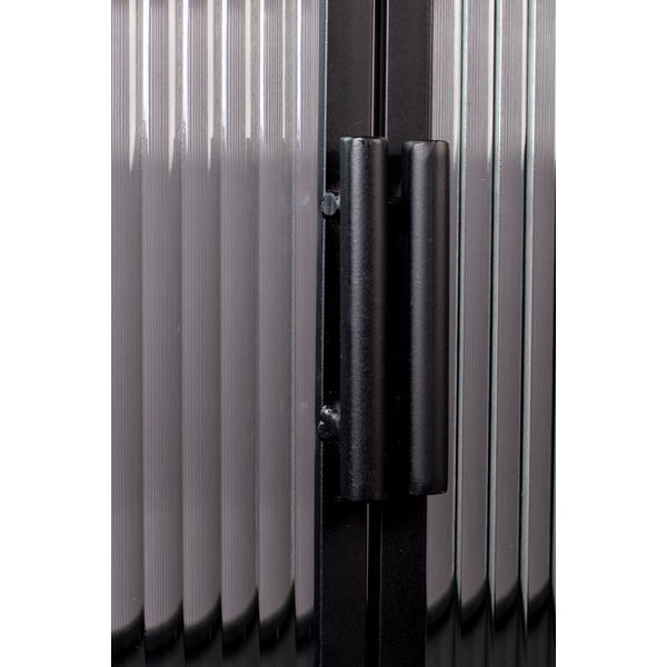 Черен метален шкаф 60x90 cm Boli - Dutchbone-image-3