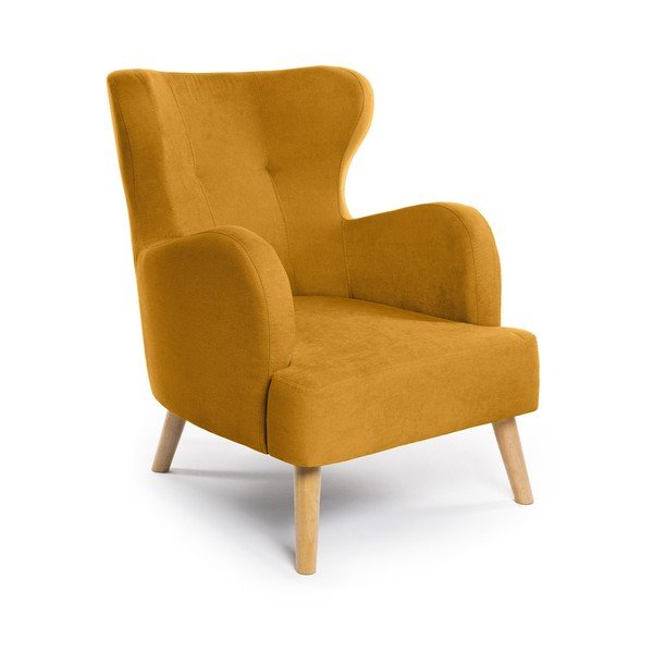 Кресло в цвят горчица Noemye – Bonami Selection