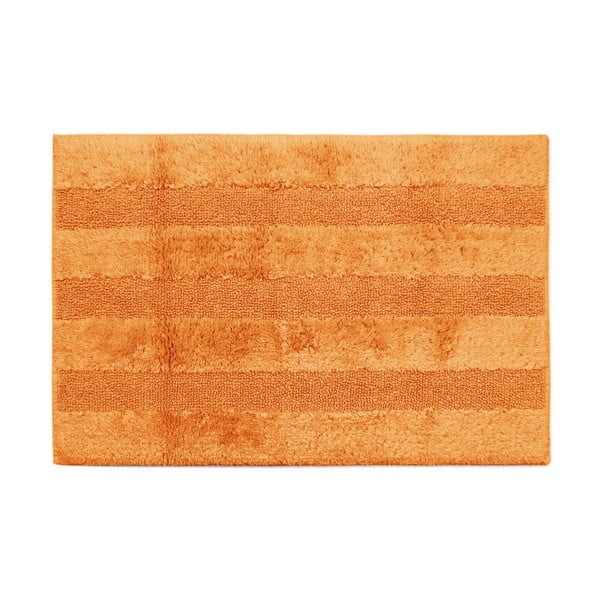 Oranžová koupelnová předložka Jalouse Maison Tapis De Bain Orange, 70 x 120 cm
