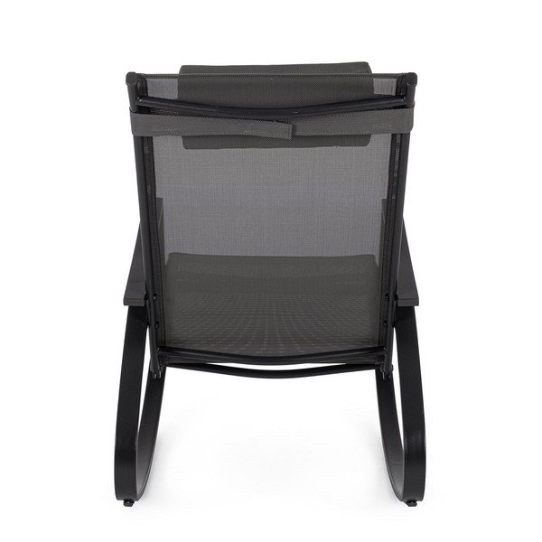 Антрацитен метален градински стол Ercolano – Bizzotto-image-4