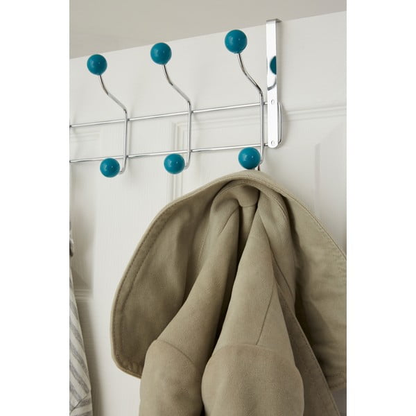 Метална закачалка за врата в ментово сребро 41 см - Premier Housewares-image-2