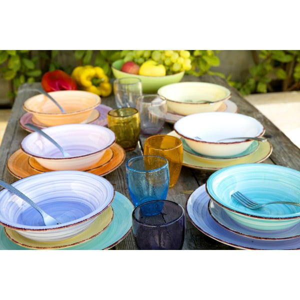 Комплект от 18 части от фаянс Villa d'Este Acquerello Baita Acquerello - Villa d'Este-image-1