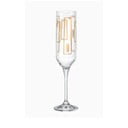 Комплект от 6 чаши за шампанско Luxury Contour, 200 ml Umma - Crystalex