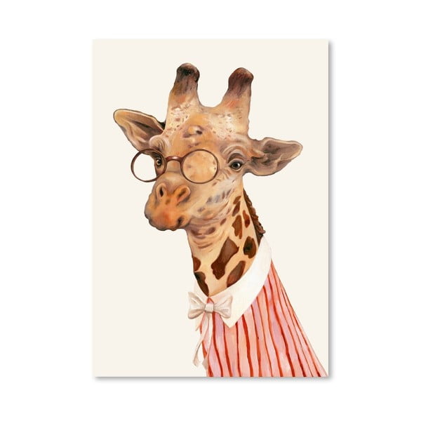 Plakát Ms Giraffe, 42x60 cm