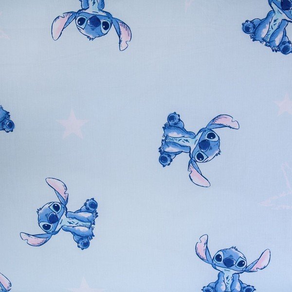 Синьо  единично  памучно детско спално бельо 140x200 cm Lilo & Stitch "Aloha" – Jerry Fabrics-image-4