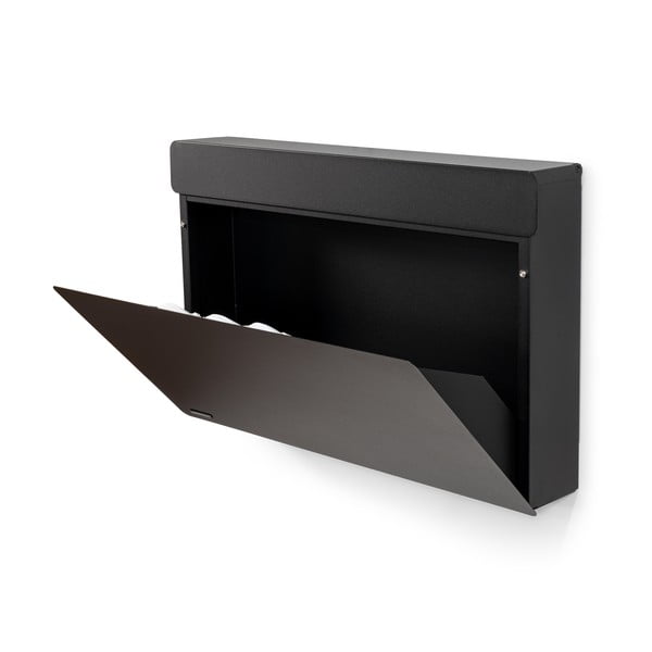 Черна метална накланяща се/висяща стойка за обувки 78x48x13 cm Luigi – Spinder Design-image-3