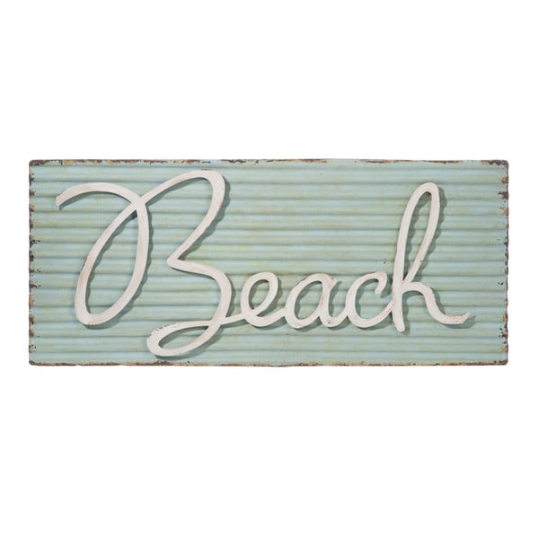 Nástěnná cedule Beach Met Blu, 71x30 cm