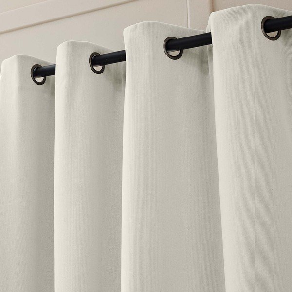 Бежово термо перде от рипсено кадифе 140x260 cm Madison – douceur d'intérieur-image-2