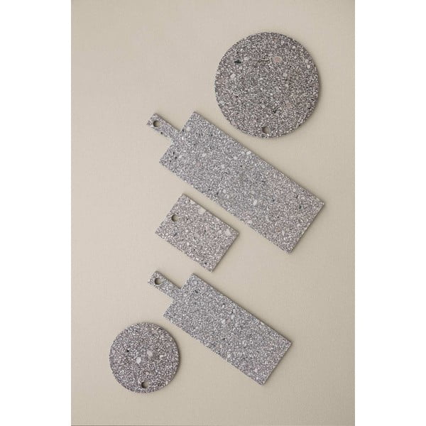 Бежова дъска за сервиране Камък, ø 20 cm - Blomus-image-1