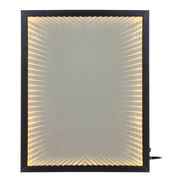 Nástěnné zrcadlo s rámem s LED světly Kare Design Frame, 48 x 38 cm