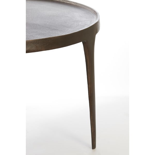 Кафяви кръгли масички за кафе в комплект от  2 бр. ø 75 cm Tobias – Light & Living-image-2