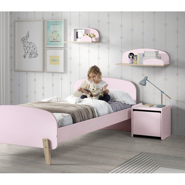 Розово нощно шкафче Kiddy - Vipack-image-1