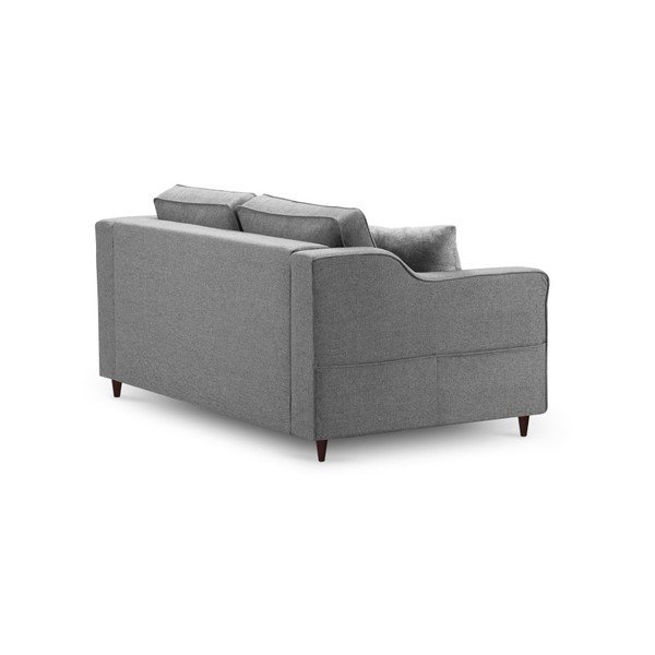 Тъмно сив двуместен диван Narcisse - Mazzini Sofas-image-1