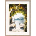 Печатна картина с включена рамка 50x70 cm Lemon View – Styler