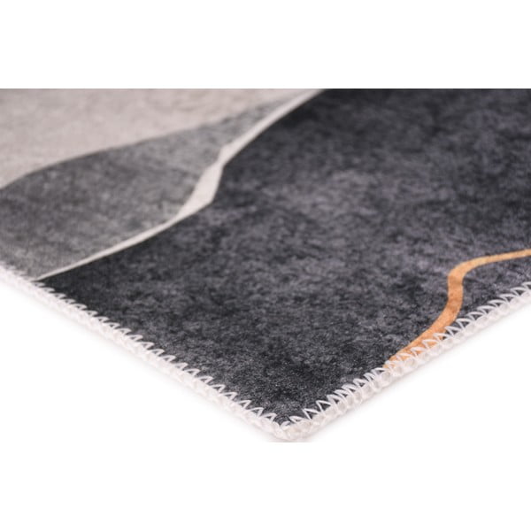 Синьо-сива миеща се пътека 80x200 cm - Vitaus-image-2