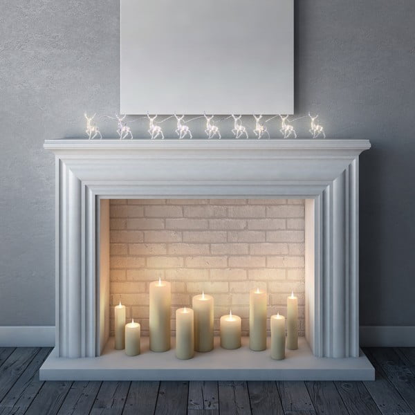 LED светлинна верига от елен, 10 светлини, дължина 1,65 м - DecoKing-image-1