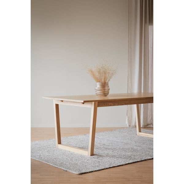 Естествена трапезна маса в дъбов декор , 215 x 96 cm Colonsay - Rowico-image-2