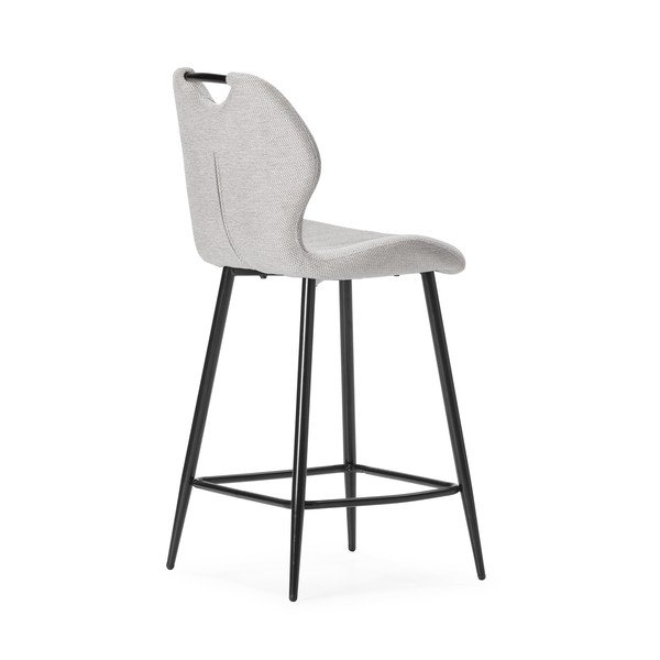 Бежови тапицирани бар столове в комплект 2 бр. (височина на седалката 65 cm) Muli – Marckeric-image-4