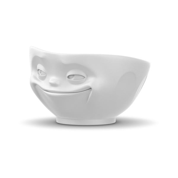 Matně bílá porcelánová usměvavá miska 58products-image-1