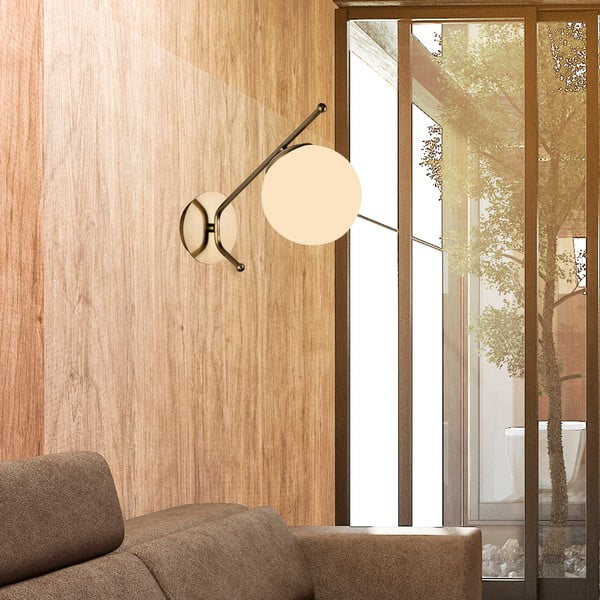 Стенна лампа в златист цвят, височина 31 cm Star - Squid Lighting-image-3