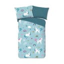 Единично  фланелено детско спално бельо 140x200 cm Snowycorn – Good Morning