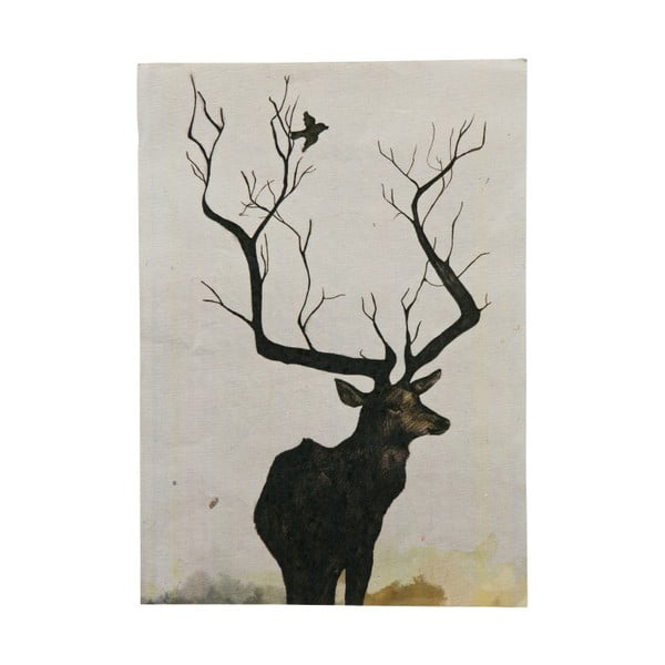 Плакат с мотив на елен Oh Deer, 47 x 32 cm - BePureHome