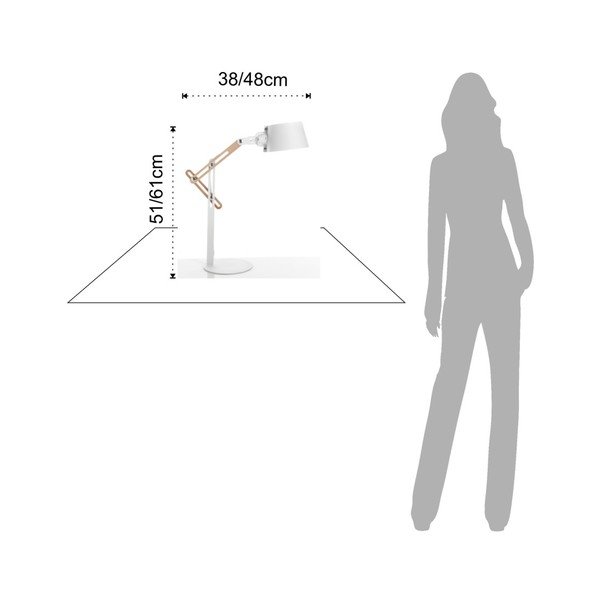 Bílá stolní lampa Tomasucci Pikka-image-1