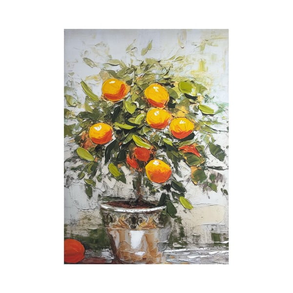 Картина с ръчно рисувани елементи 70x100 cm Oranges – Styler