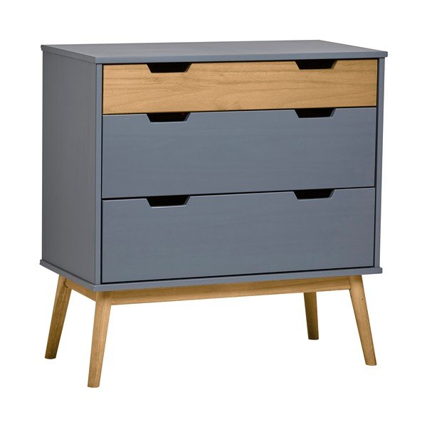 Сив скрин от масивна борова дървесина , височина 82 см Baku - Marckeric-image-2