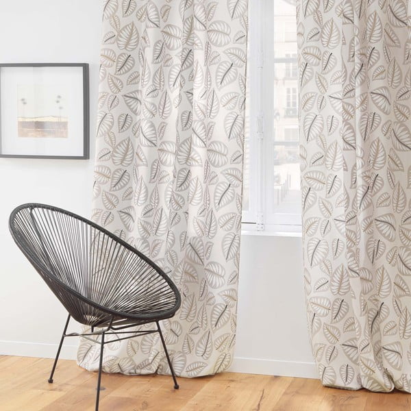 Бежова завеса 140x260 cm Alma – douceur d'intérieur-image-1