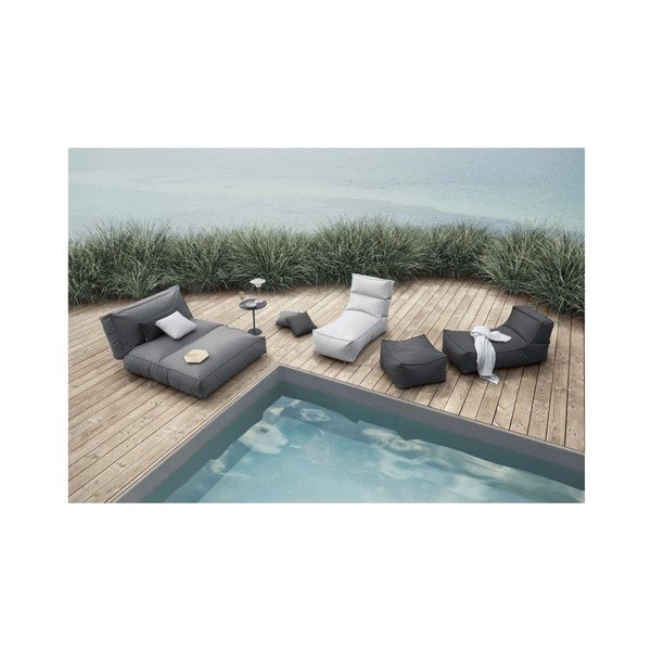 Светлосин подплатен градински шезлонг STAY - Blomus-image-3