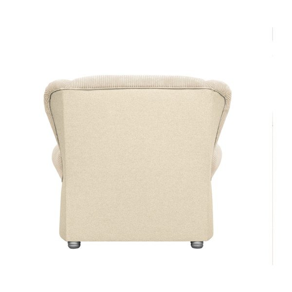 Бежов шезлонг от рипсено кадифе Lord – Ropez-image-4