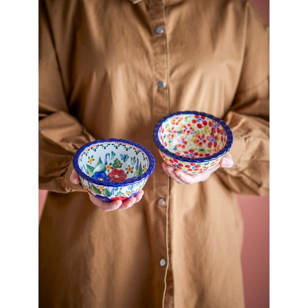 Глинени купички в комплект от за сервиране 2 бр. 380 ml Florist – Bloomingville-image-1