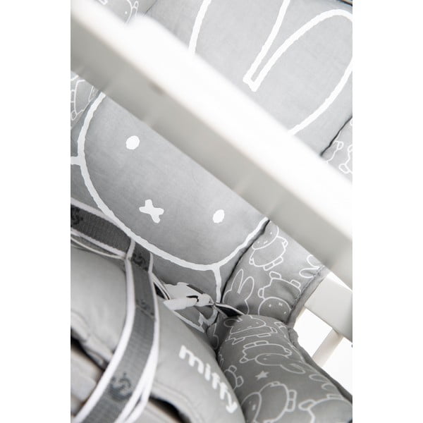 Сива подложка за детски стол за хранене Miffy – Roba-image-3