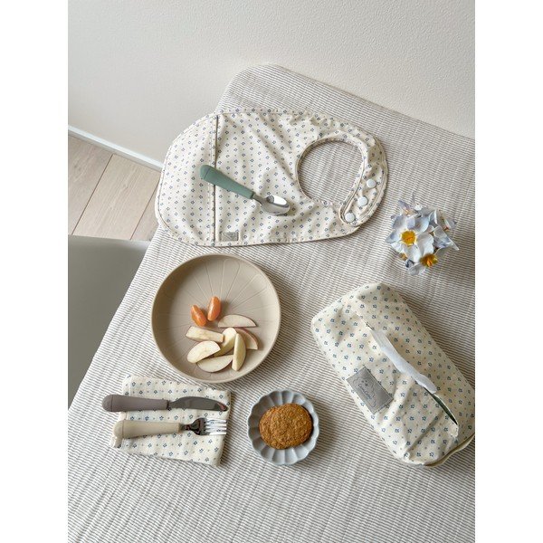 Кафяв/бежов детски прибори за хранене от силикон 3 бр. Olive Mix – Cam Cam Copenhagen-image-3