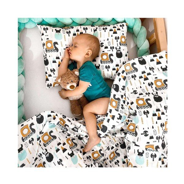 Бял комплект за детско легло Sweet Dreams - Yellow Tipi-image-3
