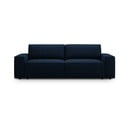 Тъмносин разтегателен диван от букле 247 cm Jodie – Micadoni Home